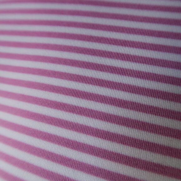 Peter Millar Summer Comfort Pink Striped K Club Polo (L) ⛳️ - Picture 4 of 8
